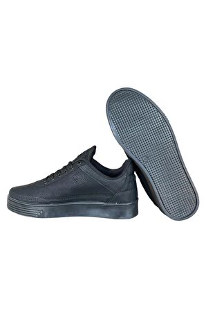 Erkek Günlük Yumuşak İç Astarlı Şık Sneaker Spor Ayakkabı SİYAH