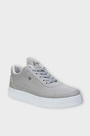 Erkek Günlük Yumuşak İç Astarlı Şık Sneaker Spor Ayakkabı GRİ