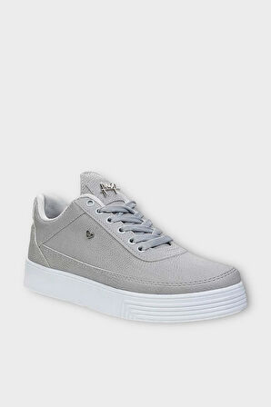 Erkek Günlük Yumuşak İç Astarlı Şık Sneaker Spor Ayakkabı GRİ