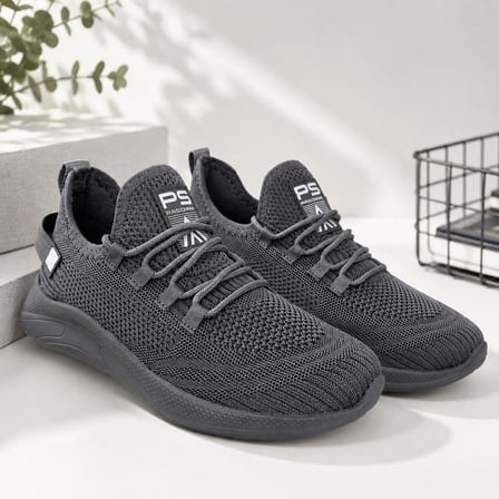Pasomia ünisex triko esnek sneaker füme spor ayakkabı