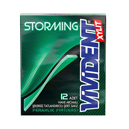 Vivident Storming Sakız Nane 33 gr x 6 Adet