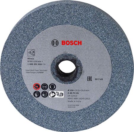 Bosch - GBG 35-15 Taşlama Motorları İçin Taş 150*20*20 mm 60 Kum