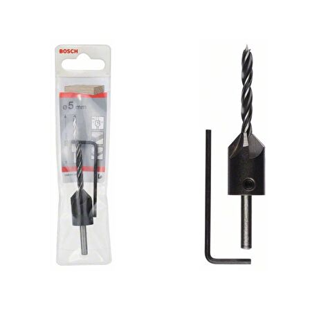 Bosch Havşalı Silindir Ahşap Matkap Ucu 5 mm 