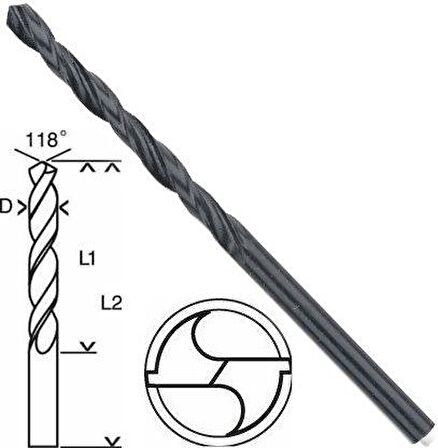 Bosch HSS-R Metal Matkap Uç 7.5x69x109mm 10 Parça