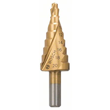 Bosch HSS-TiN 9 Kademeli Matkap Ucu 4-20 mm - 2608597526
