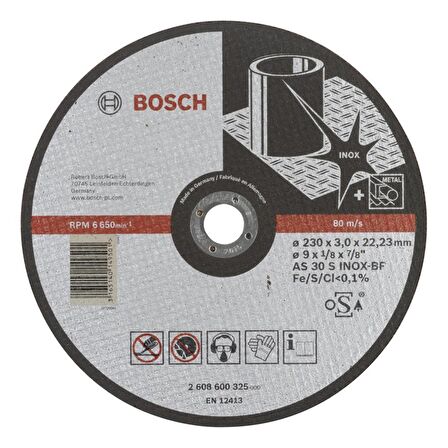 Bosch 230*3 Expert For İnox Düz Kesici - 2608600325