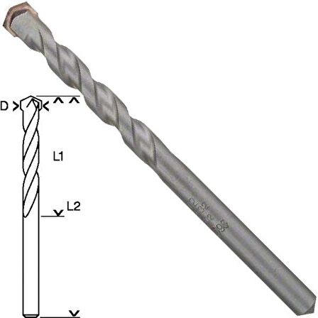 Bosch Cyl-3 Beton Matkap Ucu 12*150mm - 2608597667