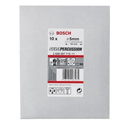 Bosch Cyl-3 5x85 mm Matkap Ucu 10'lu 2608597715