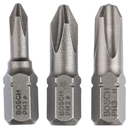 Bosch 3 Parça ExtraHard PH1/2/3*25 mm