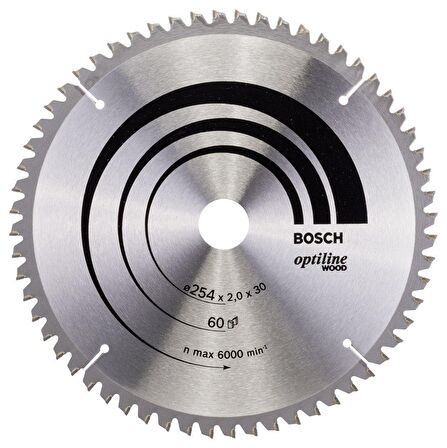 Bosch Ahş. Daire Testere Bıçağı 254x30x2,0mm 60Diş