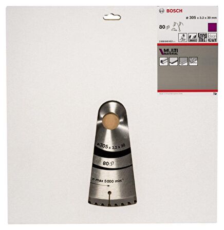Bosch Multi Material 305*30 mm 80 Diş Elmas Daire Testere Bıçağı 2608640452