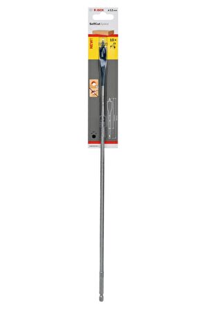 Bosch SelfCut Speed Yaprak Ahşap Matkap Ucu 1/4 İnç Altıgen Şaft 12x400 mm 26085