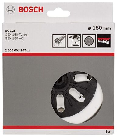 Bosch 150 mm Zımp. Tabanı Yumuşak (GEX)