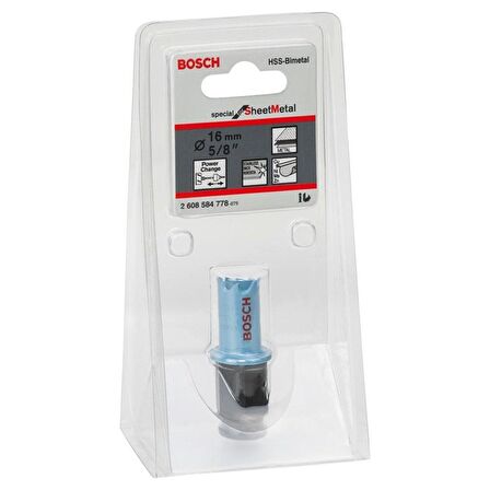 Bosch 16 mm Paslanmaz-İnox Panç HSS %8 Co 2608584778
