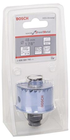 Paslanmaz-İnox İçin Hızlı Kesim 48 mm Panç HSS %8 Co BOSCH 2608584795