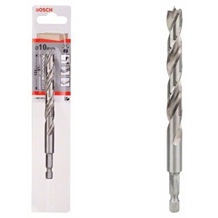 Bosch HEX Şaftlı Ahşap Matkap Ucu 10*133mm - 2608595524
