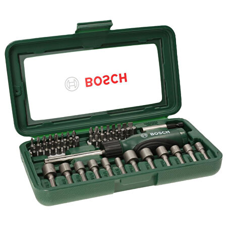 Bosch 2607019504 46 Parça Cırcırlı Tornavida Seti