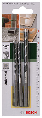 Bosch SDS-Quick Multi Construction Set 5-6-8 mm Matkap Ucu - 2609256918