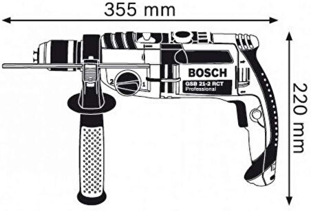 Bosch GSB 21-2 RCT 1300 W Darbeli Matkap Teşhir