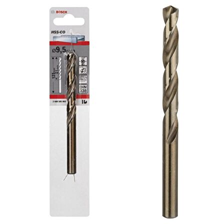 Bosch HSS-CO 9.5x125mm Metal Matkap Ucu 2608585863