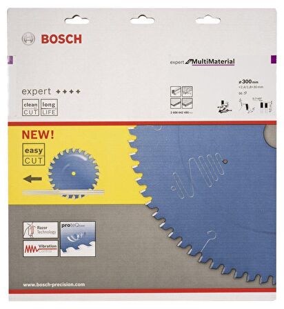 Bosch Expert Çoklu Malzeme Testere 300x30mm 96 Diş