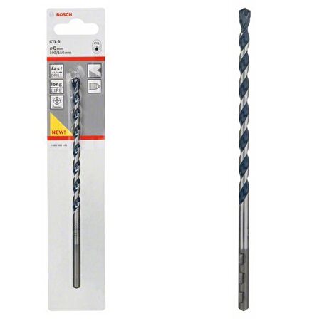 BOSCH CYL-5 Blue Granit Turbo Matkap Ucu 6x150 mm 