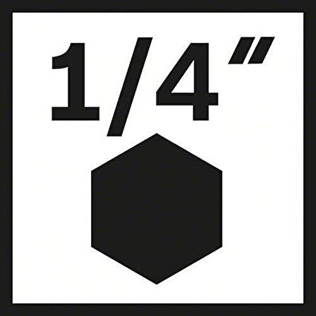 Bosch ImpactC Lokma Ucu Adaptörü Hex1/2"Soket - 2608551107