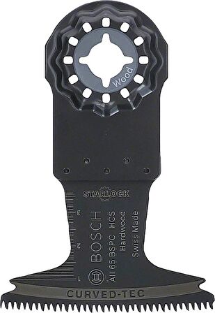 Bosch - Starlock - AII 65 BSPC - HCS Sert Ahşap İçin Daldırmalı Testere Bıçağı 1'li