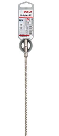 Bosch 6,5 x 265 mm SDS Plus-7X 4 Elmaslı Özel Seri Matkap Ucu 2608576125