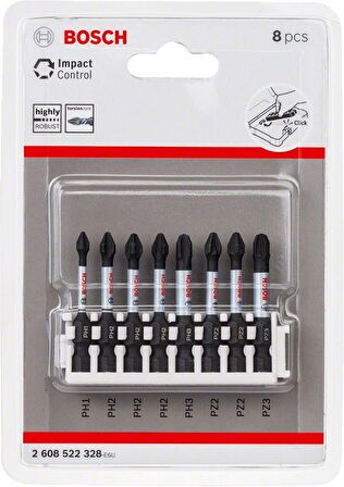 Bosch Impact Ctrl 8'li PH1-PH3/PZ2-PZ3,50mm