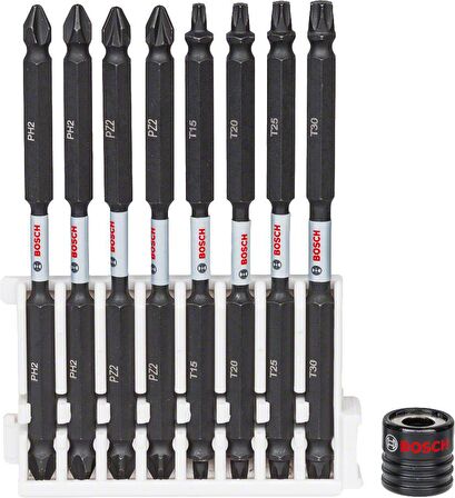 Bosch - Impact Control Serisi Çift Taraflı Vidalama Ucu 9'lu Set *110mm