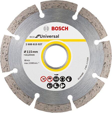 Bosch Universal Beton Kesme Diski Elmas 115mm