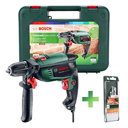 Bosch Universalimpact 6700 Yeşil Matkap Seti