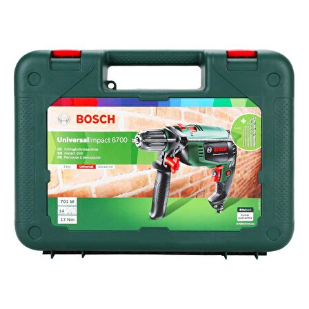 Bosch Universalimpact 6700 Yeşil Matkap Seti