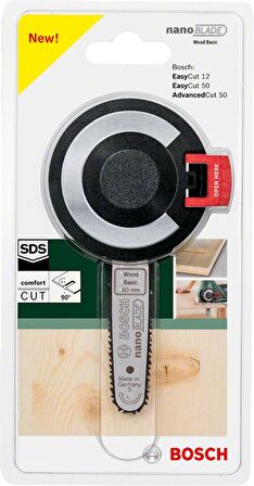 Bosch nanoBLADE Wood Basic 52mm Yedek Testere Bıçağı - 2609256D83