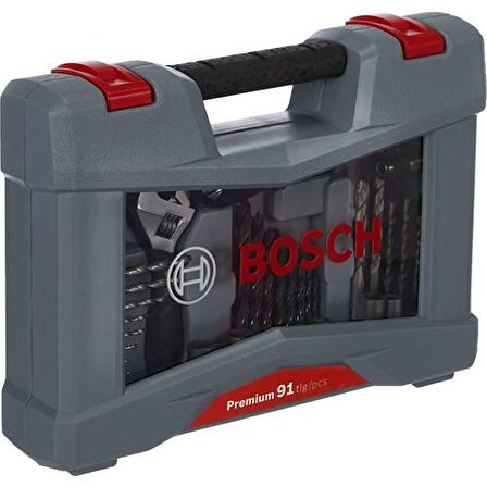 Bosch X-Line Premium Delme&Vidalama Set 91'li 2608P00235