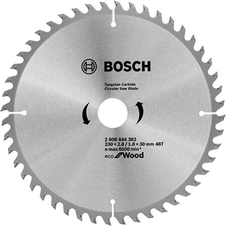 Bosch Optiline Eco Ahşap Testere 230x30 mm 48 Diş 