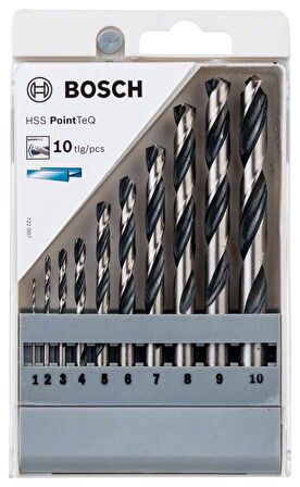 Bosch Hss Pointteq Metal Matkap Ucu Seti 10 lu