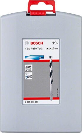 Bosch Pointteq Hss Metal  Matkap Ucu Seti 19 Lu