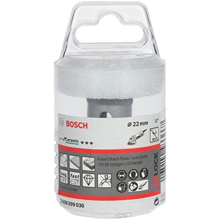 Bosch - X-LOCK - Best Serisi, Taşlama İçin Seramik Kuru Elmas Delici 22*35 mm