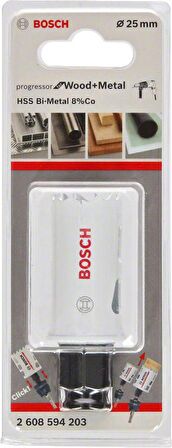 Metal ve Ahşap 25 mm Hss Bi-Metal %8 Kobaltlı Delik Testeresi BOSCH 2608594203