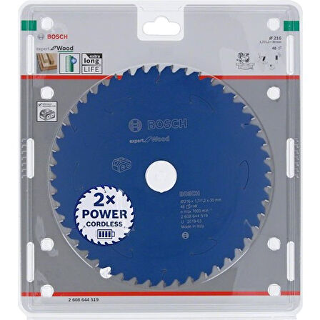 Bosch Expert 216X30 mm 48 Diş Ahşap Daire Testere 2608644519