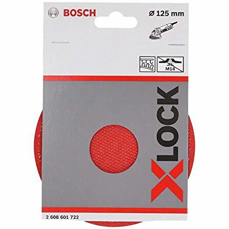 Bosch - X-LOCK - 125 mm M14 Kağıt Zımparalar için Taban