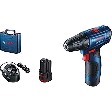 Bosch GSR 120-LI 2 Ah Çift Akülü Vidalama Makinesi