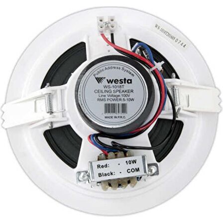 Westa WS-1018TC 5/10 Watt Trafolu Alçıpan Hoparlör (29776305)