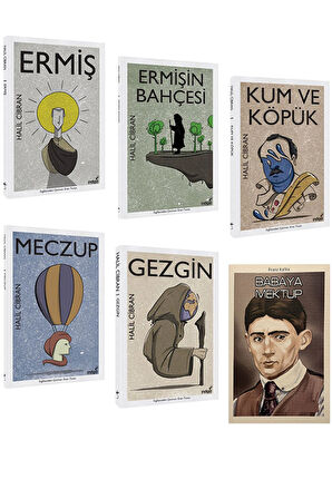 Ermiş - Ermişin Bahçesi - Kum Ve Köpük - Meczup -Gezgin Ve Babaya Mektup Kitap Seti (6 KİTAP)