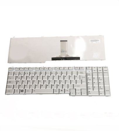 Toshiba Satellite L505D-ES5026 Klavye Gümüş Türkçe Gri