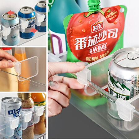 celikavm® 10'luŞeffaf Buzdolabı Yan Kapı Düzenleyici Buzdolabı Dolap İçi Bölümleyici Aparatlar