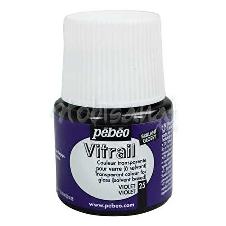 Pebeo Vitrail Şeffaf Cam Boyası 45ml Menekşe 25