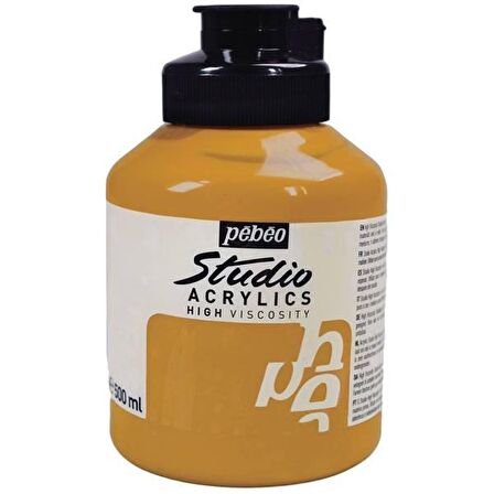 Pebeo Studio Akrilik Boya 500ml No:27 Yellow Ochre